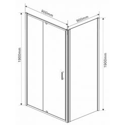 Душевой уголок Vincea Intra VSR-1I809090CL