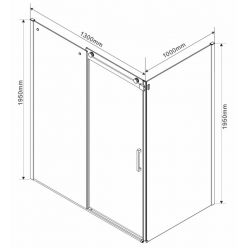 Душевой уголок Vincea Como VSR-1C1013CL