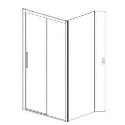 Душевой уголок Vincea Soft VSR-3SO9011CL