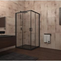 Душевой уголок Veconi Rovigo RV-13 100x100 прозрачные стекла