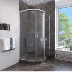 Душевой уголок Veconi Rovigo RV-107 90x90 прозрачные стекла