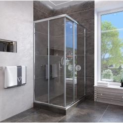Душевой уголок Veconi Rovigo RV-113 80x80 прозрачные стекла