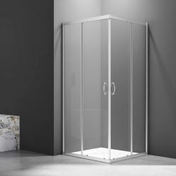 Душевой уголок Veconi Rovigo RV-101 90x90 прозрачные стекла, профиль хром