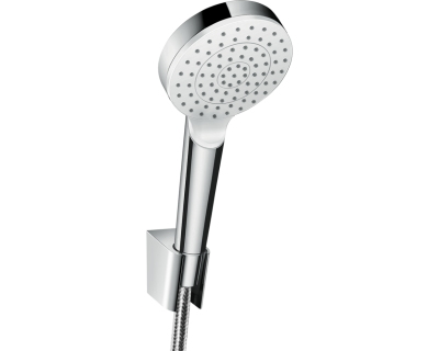 Душевой набор Hansgrohe Crometta 1jet EcoSmart 125 см, белый/хром 26568400