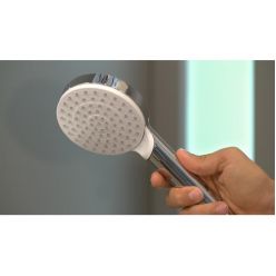 Душевой набор Hansgrohe Crometta 1jet EcoSmart 125 см, белый/хром 26568400