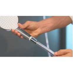 Душевой набор Hansgrohe Crometta 1jet EcoSmart 90 см, белый/хром 26539400