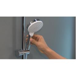 Душевой набор Hansgrohe Crometta 1jet EcoSmart 90 см, белый/хром 26539400
