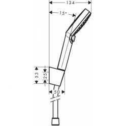 Душевой набор Hansgrohe Crometta Vario 160, белый/хром 26692400