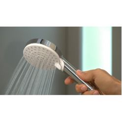 Душевой набор Hansgrohe Crometta Vario EcoSmart 125, белый/хром 26693400