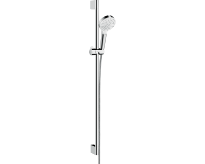 Душевой набор Hansgrohe Crometta Vario EcoSmart 90, белый/хром 26538400