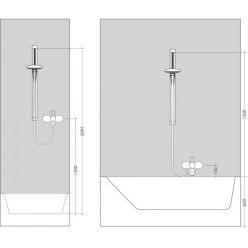 Душевой набор Hansgrohe PuraVida Unica 27853000