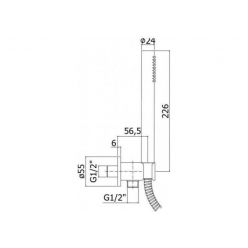 Душевой гарнитур Paffoni Master ZDUP094CR