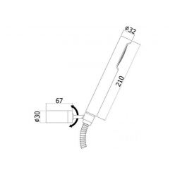 Душевой гарнитур Paffoni Birillo ZDUP036NO