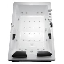 Гидромассажная ванна Gemy G9061 K L/R (левая/правая) 180х120х70 (гидромассаж, аэромассаж, электр.пульт, хромотерапия)