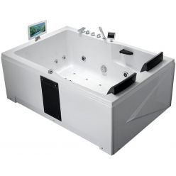 Гидромассажная ванна Gemy G9061 O L/R (левая/правая) 180х120 (гидромассаж, аэромассаж, электр.пульт, хромотерапия, TV)
