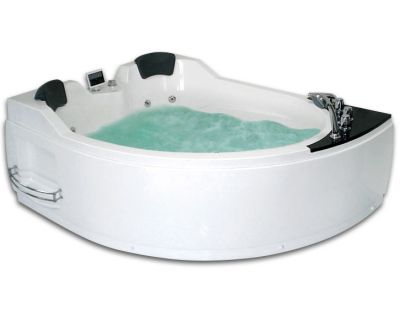 Гидромассажная ванна Gemy G9086 K L/R (левая/правая) 170х133х70 (гидромассаж, аэромассаж, электр.пульт, хромотерапия)