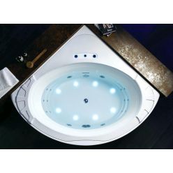 Гидромассажная ванна Gemy G9252 с круговым каскадом 155х155х67