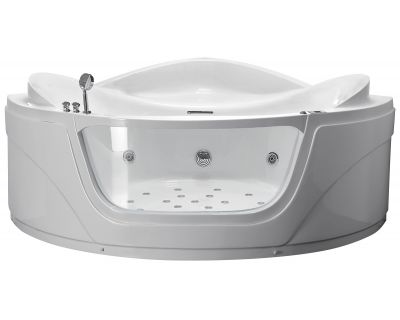 Гидромассажная ванна Gemy G9247 K с прозрачным экраном 165х165х82