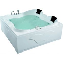 Гидромассажная ванна Gemy G9089 K L/R (левая/правая) 187х187х85 (гидромассаж, аэромассаж, электр.пульт, хромотерапия)