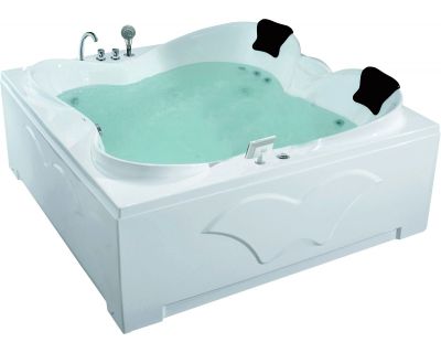 Гидромассажная ванна Gemy G9089 K L/R (левая/правая) 187х187х85 (гидромассаж, аэромассаж, электр.пульт, хромотерапия)