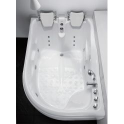 Гидромассажная ванна Gemy G9083 B L/R (левая/правая) 180x122x72 (гидромассаж, хромотерапия)