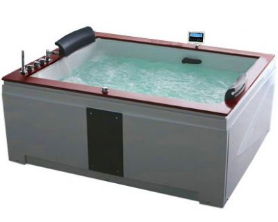 Гидромассажная ванна Gemy G9052 II K L/R (левая/правая) 185х150х76 (гидромассаж, аэромассаж, электр.пульт хромотерапия)