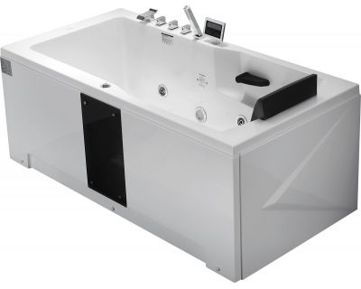 Гидромассажная ванна Gemy G9066-II K L/R (левая/правая) 170х85х83.5 (гидромассаж, аэромассаж, электр.пульт, хромотерапия)