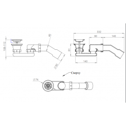 Душевой поддон Salini PESARO 120x120 (S-Sense, матовый)