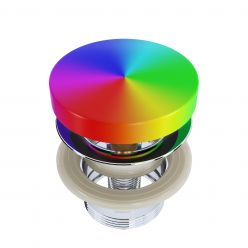 16221WG Донный клапан для раковины Salini D 502 (S-Sense, глянцевый) 