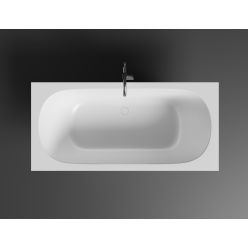 Ванна каменная UMY IN FOCUS 190x90 U-Coat, централный слив, цвет белый глянцевый