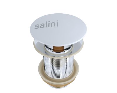 15221WG Донный клапан для ванны Salini D 402 (S-Sense, глянцевый)
