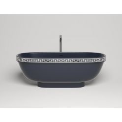 103021M Ванна отдельностоящая Salini GRECA MEANDER 180x80 (S-Stone, матовый)