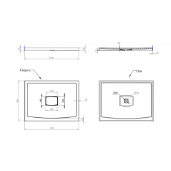 Душевой поддон Salini PESARO 120x90 (S-Sense, глянец)