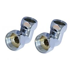 Американка угловая для п/с 1"х1" г/г, 740SCH1010 хром 