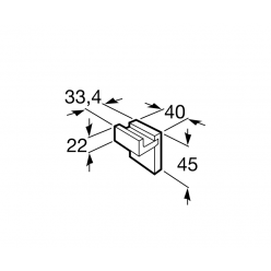 Крючок Roca Rubik, A816840001