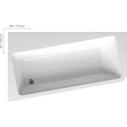 Акриловая ванна Ravak 10° 160x95 L, C831000000