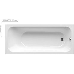 Акриловая ванна Ravak Chrome 170x75, C741000000