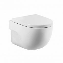 Унитаз подвесной Roca Meridian Compacto Rimless 346244000 + ZRU9307606 с пневмокрышкой