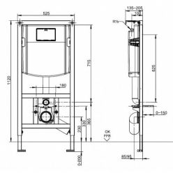 Инсталляция для унитаза Villeroy&Boch ViConnect, 92246100