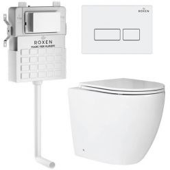 Комплект 5 в 1 Roxen StounFix Slim 967013 для приставного унитаза