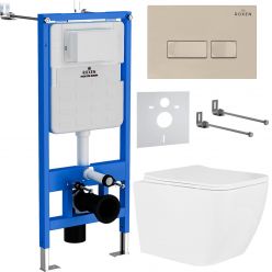Комплект инсталляции с унитазом 6 в 1 StounFix Slim 966634