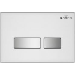 Комплект инсталляции 6 в 1 Roxen StounFix Slim 964407 с унитазом 530120-01 и клавишей смыва Glass 430280W