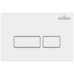 Комплект инсталляции для унитаза 6 в 1 Roxen StounFix Slim 964170 с клавишей Caspia белый глянец