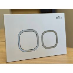 Комплект инсталляции Roxen StounFix Slim 533876 6в1 клавиша белая/хром