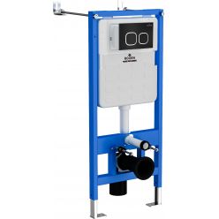 Комплект инсталляции Roxen StounFix Slim 543489 6в1 клавиша черный матовый