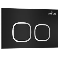 Комплект инсталляции Roxen StounFix Slim 543489 6в1 клавиша черный матовый