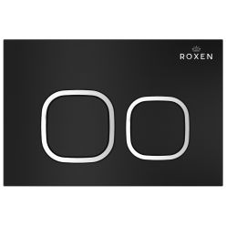 Комплект инсталляции Roxen StounFix Slim 543489 6в1 клавиша черный матовый