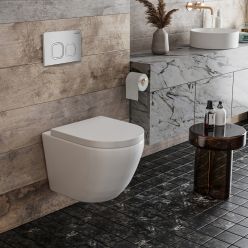 Комплект инсталляции Roxen StounFix Slim 547461 клавиша хром глянцевый