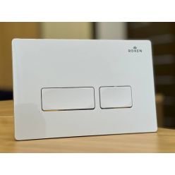 Комплект инсталляции Roxen StounFix Slim 570840 клавиша белый глянцевый