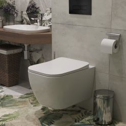 Комплект инсталляции Roxen StounFix Slim 579341 клавиша черный матовый